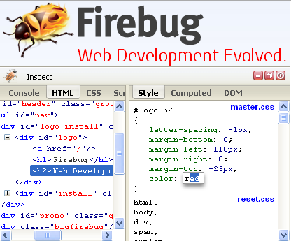 FireBug (ปลั๊กอิน firebug ดูโค้ด Firefox) : 