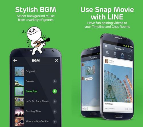 LINE SnapMovie (App ภาพเคลื่อนไหวตลกๆ) : 