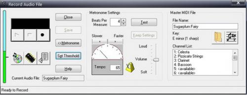 IntelliScore Audio to MIDI Converter (โปรแกรมแปลงไฟล์ MP3 เป็น MIDI) : 
