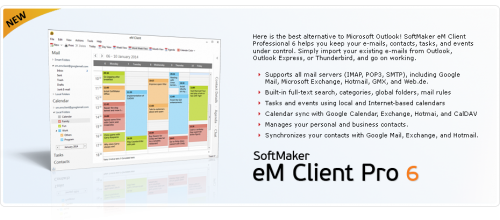 eM Client (โปรแกรม eM Client จัดการตารางงาน) : 