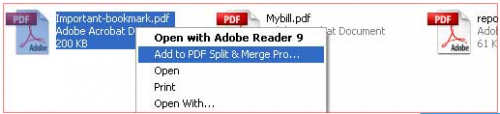 Awinware PDF Split and Merge : 