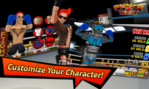 Punch Hero (App เกมส์มวย) : 