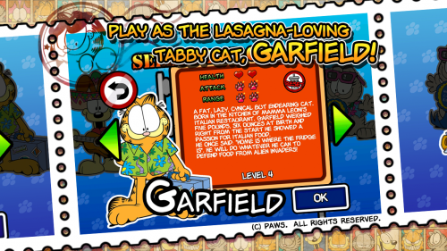 Garfield Defense 2 (App เกมส์การ์ฟิลด์) : 