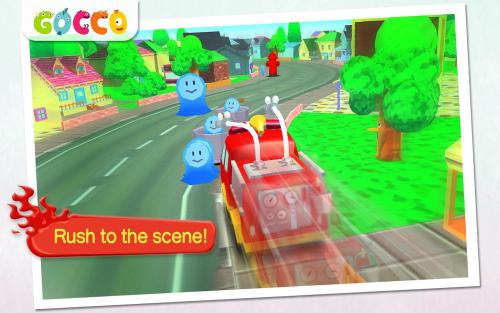 Gocco Fire Truck (App เกมส์รถดับเพลิง) : 