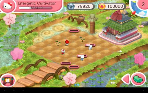 Hello Kitty Garden (App เกมส์คิตตี้ ปลูกผักสวนครัว) : 