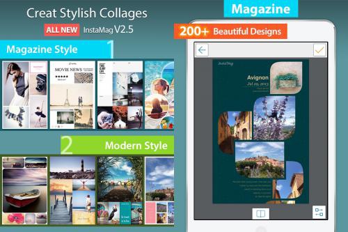 InstaMag Magazine Collage (App แต่งภาพแนวแมกกาซีน) : 