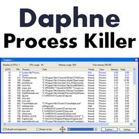 Daphne Process Killer (โปรแกรมจัดการโปรเซส กำจัดโปรเซส) : 