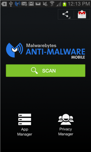 Malwarebytes Anti Malware (App ป้องกันไวรัสบน Android) : 