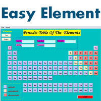 Easy Element (โปรแกรม Easy Element ดูค่าตารางธาตุ) : 