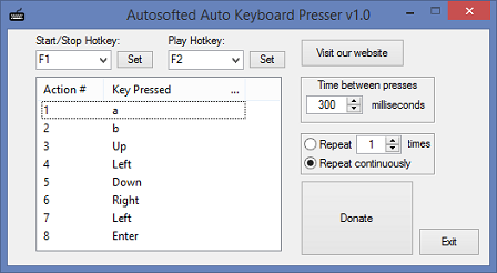Auto Keyboard Presser (โปรแกรม Auto Keyboard กดปุ่มอัตโนมัติฟรี) : 