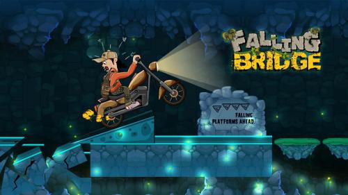 Falling Bridge (App เกมส์ซิ่งมอเตอร์ไซต์) : 