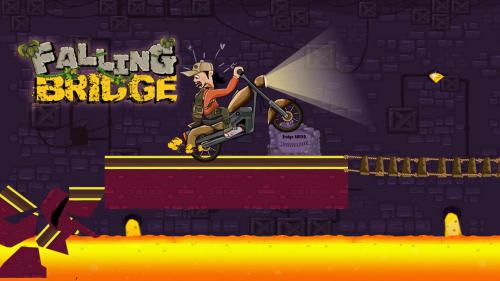 Falling Bridge (App เกมส์ซิ่งมอเตอร์ไซต์) : 