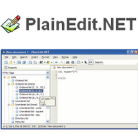 PlainEdit NET (โปรแกรม PlainEdit แก้ไขซอสโค้ด ฟรี) : 