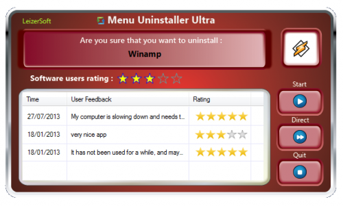 Menu Uninstaller Ultra (โปรแกรม Menu Uninstaller ลบโปรแกรม) : 