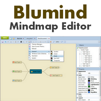 Blumind (โปรแกรมสร้าง Mindmap วาดแผนผังความคิด) : 