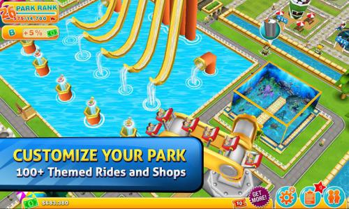 Theme Park (App เกมส์แต่งสวนสนุก) : 