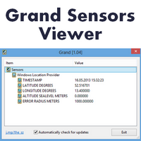 Grand Sensors Viewer (โปรแกรมดูเซ็นเซอร์ เครื่องคอมพิวเตอร์) : 