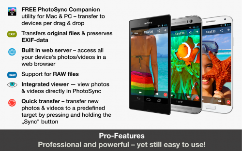 PhotoSync (App ส่งรูปผ่าน Wi-Fi) : 
