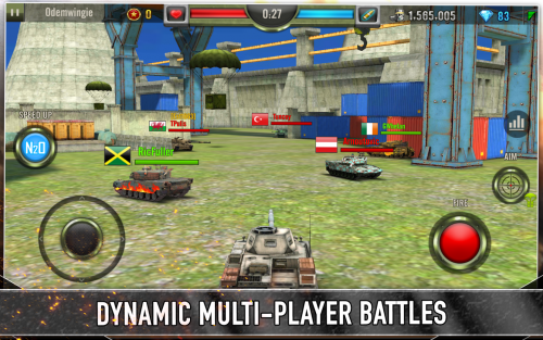 Iron Force (App เกมส์ยิงรถถัง) : 
