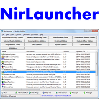 NirLauncher (โปรแกรม NirLauncher ติดตั้งโปรแกรม Nirsoft) : 