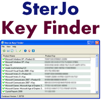 SterJo Key Finder (โปรแกรมดู Serial Number หรือ Product Keys ที่หายไป)