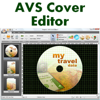 AVS Cover Editor (โปรแกรม AVS Cover ทำปกซีดี)