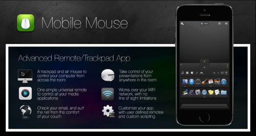 Mobile Mouse Lite (App เมาส์ไร้สาย สั่งการคอมฯ) : 