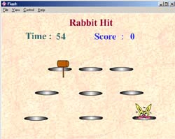 Rabbit Hit (เกมส์ Rabbit Hit ทุบกระต่าย) : 