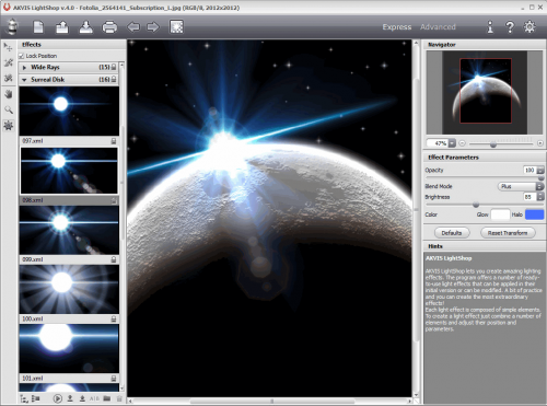 AKVIS LightShop (โปรแกรม LightShop เพิ่มแสงให้รูป) : 