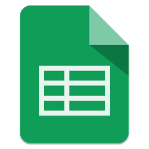 Google Sheets (App สร้างสเปรดชีต) : 