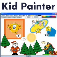 Kid Painter (โปรแกรมฝึกทักษะ วาดรูป แต่งภาพ สำหรับเด็ก) : 
