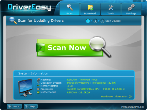 DriverEasy (โปรแกรม DriverEasy ค้นหาไดร์เวอร์) : 