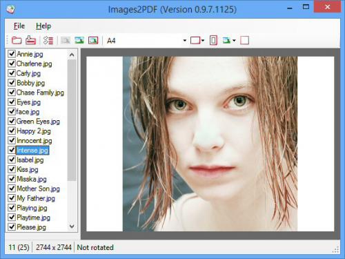 Images2PDF (โปรแกรม Images2PDF แปลงไฟล์รูป) : 