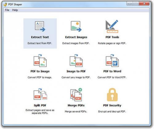 PDF Shaper (โปรแกรม PDF Shaper เครื่องมือจัดการ PDF) : 