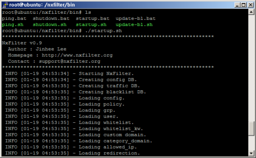 instal NxFilter 4.6.8.1