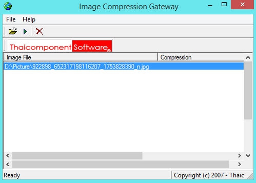 Image Compression (โปรแกรม แปลงไฟล์ นามสกุล รูปภาพ) : 