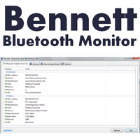 Bennett Bluetooth Monitor (โปรแกรมดูสัญญาณบลูทูธ รอบข้างฟรี) : 