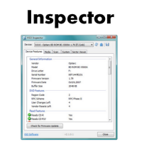 VSO Inspector (โปรแกรม VSO Inspector ดูรายละเอียด ไดร์ฟ CD DVD Blu-ray)