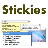 Stickies (โปรแกรม Post-it เขียนโน้ต เตือนความจำ ติดหน้าจอ) : 