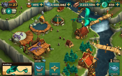 Dragons Rise of Berk (App เกมส์ Dragons Rise of Berk) : 