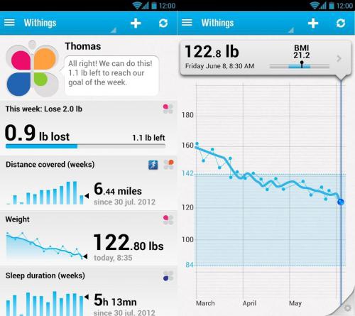 Withings Health Mate (App ออกกำลังกายลดความอ้วน) : 