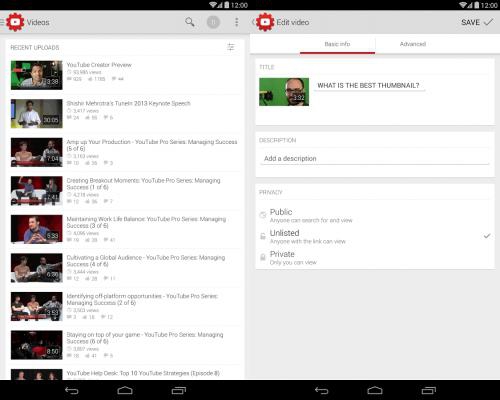 YouTube Creator Studio (App จัดการคลิปยูทูป) : 