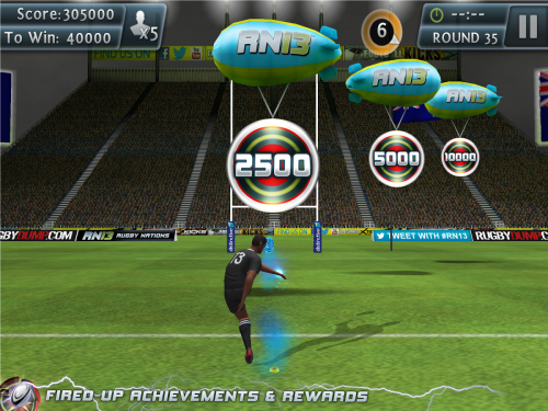 Rugby Kicks 2 (App เกมส์เตะลูกรักบี้) : 