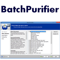 BatchPurifier LITE (โปรแกรมลบ Metadata ของไฟล์) : 