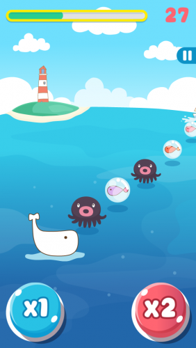Kuro Jump (App เกมส์ Kuro Jump ช่วยปลาวาฬ) : 