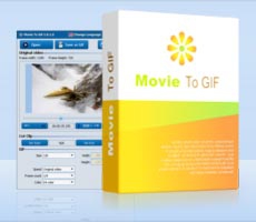Movie to GIF (โปรแกรมแปลงวิดีโอ เป็นภาพเคลื่อนไหว GIF) : 