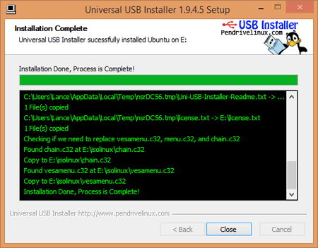 Universal USB Installer (ก๊อปปี้ Linux Live CD ลง Flash Drive) : 