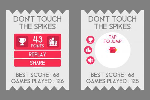Dont Touch The Spikes (App เกมส์หลบตะปู) : 
