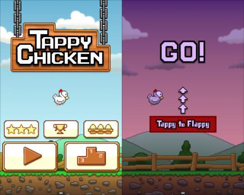 Tappy Chicken (App เกมส์ไก่กระโดด) : 