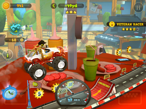 Small Furious (App เกมส์ขับรถอนิเมชั่น) : 